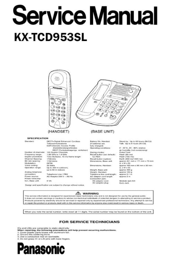 KX-TCD953SL